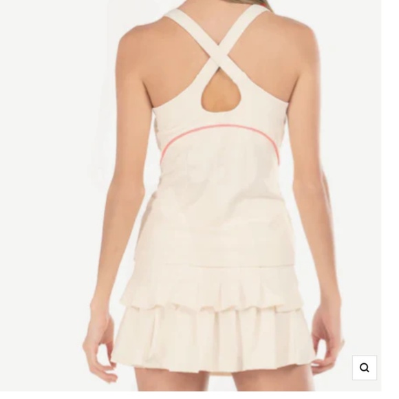 K Swiss Flamingo & Cream Skirt XL	and Tank L - Picture 2 of 10